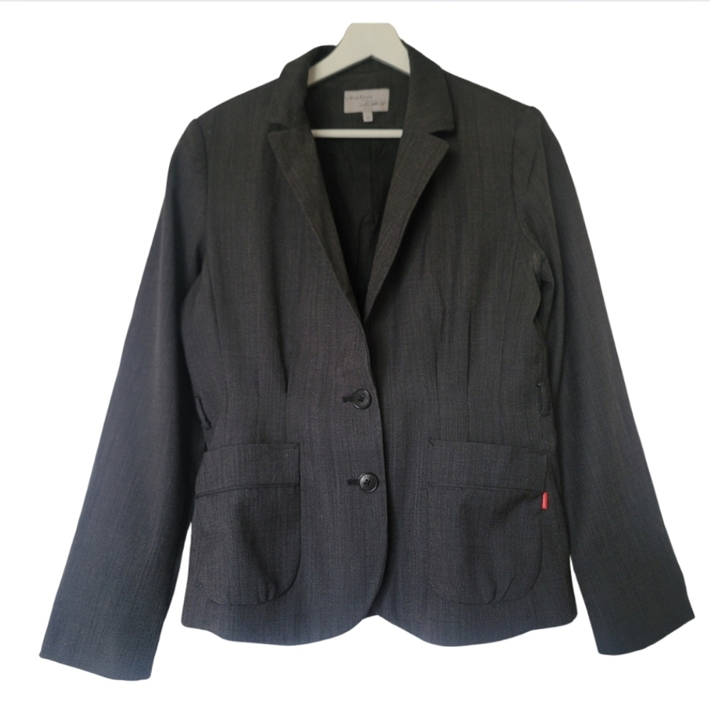 Jackpot Double Breasted Black Blazer Jacket Size 40